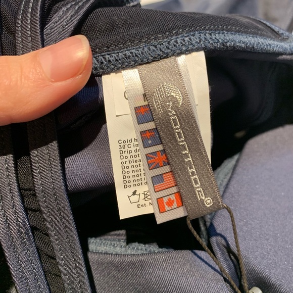 Moontide metallic grey sporty mesh sides swimsuit - Picture 7 of 15